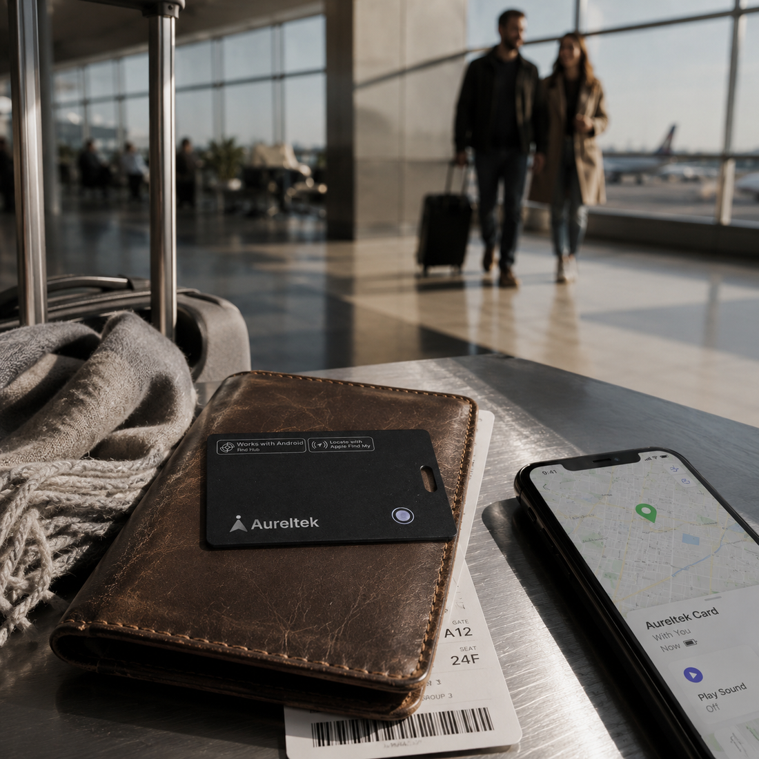 Aureltek used while travelling, commuting and at home